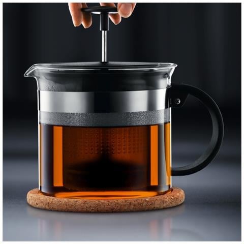 Bistro 1.5L Nero teiera in vetro per la preparazione del tè - Foto 1